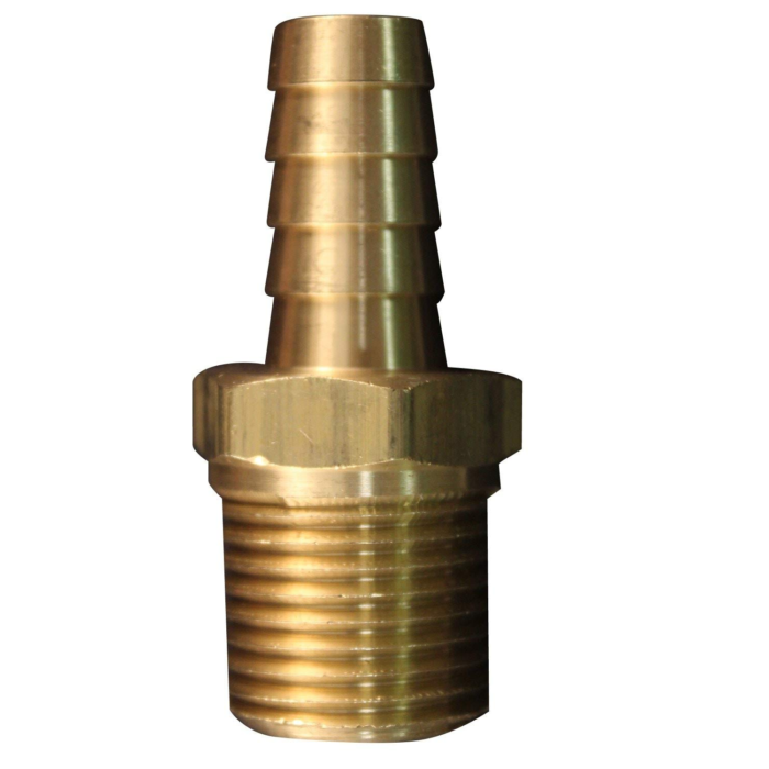 Milton 604 1/2 Hose X 3/8 NPT Male Hose Ends
