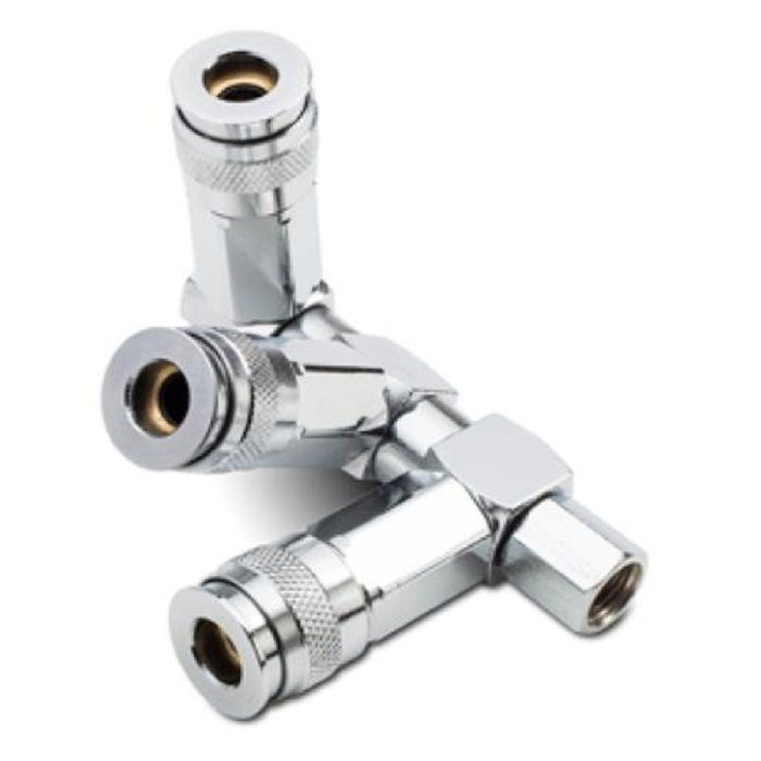 Titan 19446 3-Way 1/4 Air Swivel Splitter